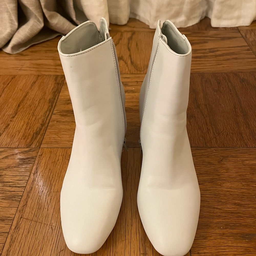 Chinese Laundry White Ankle Boots